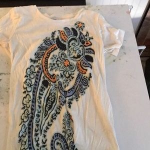 J crew printed tee shirt